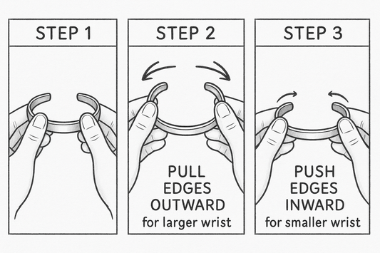Adjust Cuff Bracelet for Larger Wrist