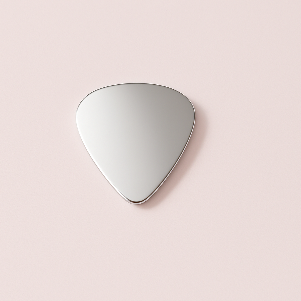 Blank Metal Guitar Pick