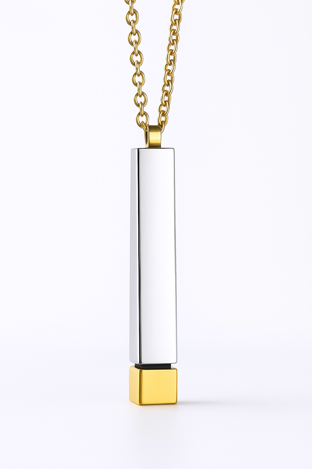 Hidden message stretch pendant