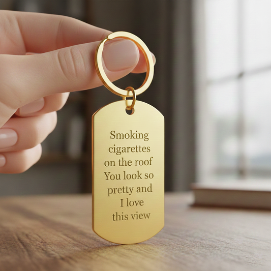 Full Song Lyrics Engraved jewelry