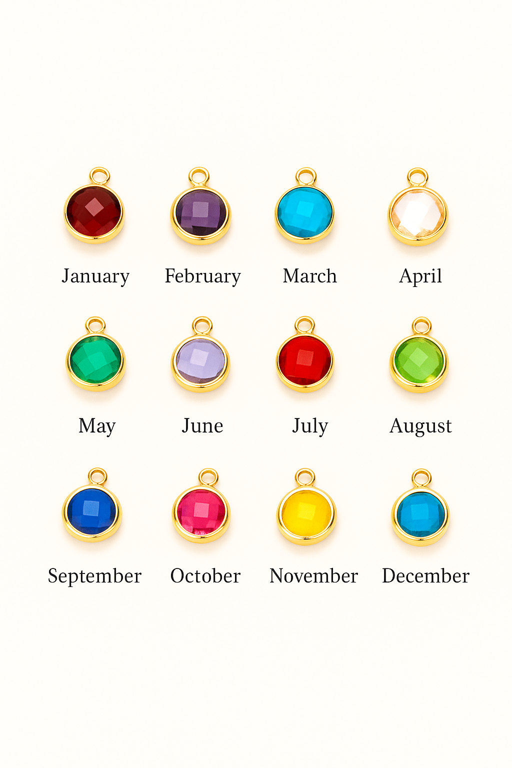 Birthstones for lUNA Pendant Jewelry