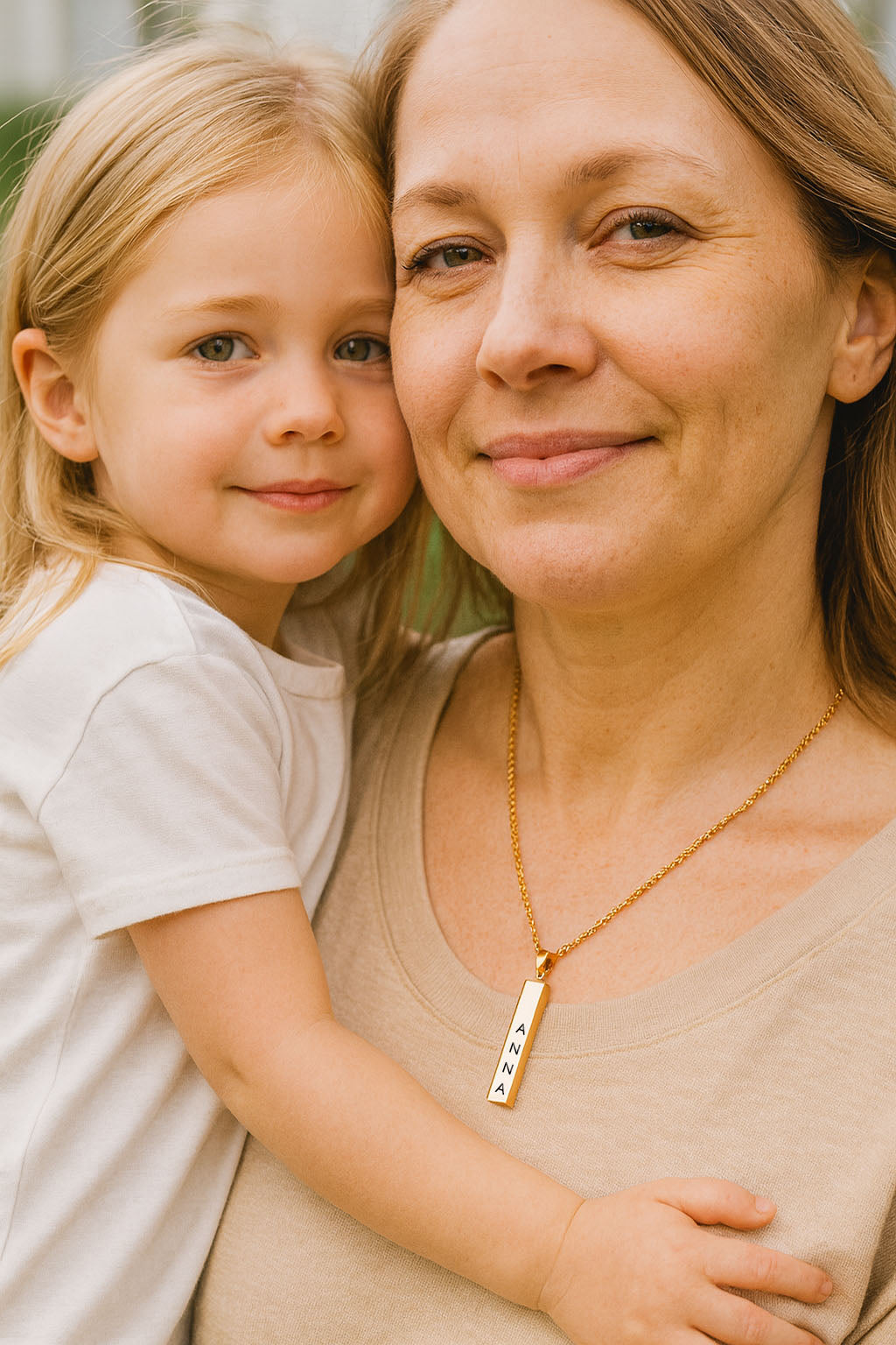 3d bar pendant for mothers