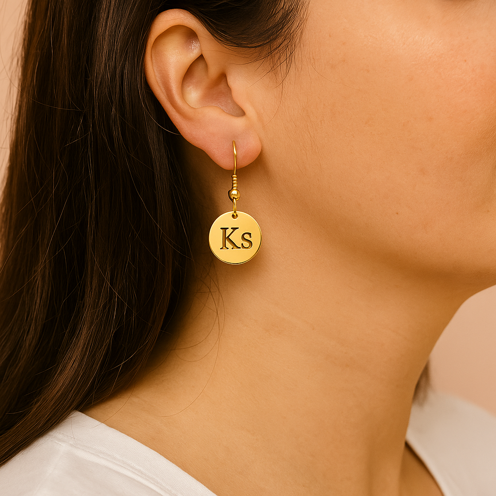 Custom engraved Earrings