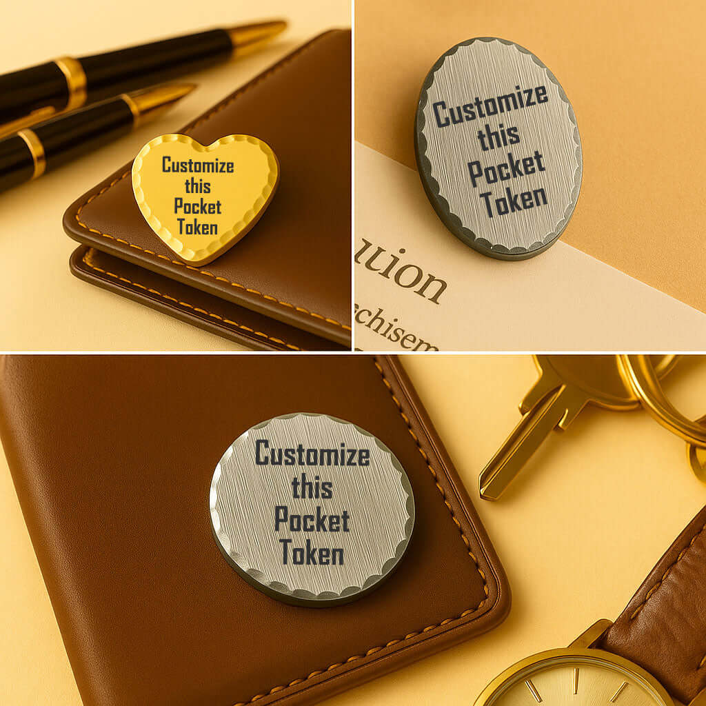 Custom Message Pocket Token Pocket Hugs