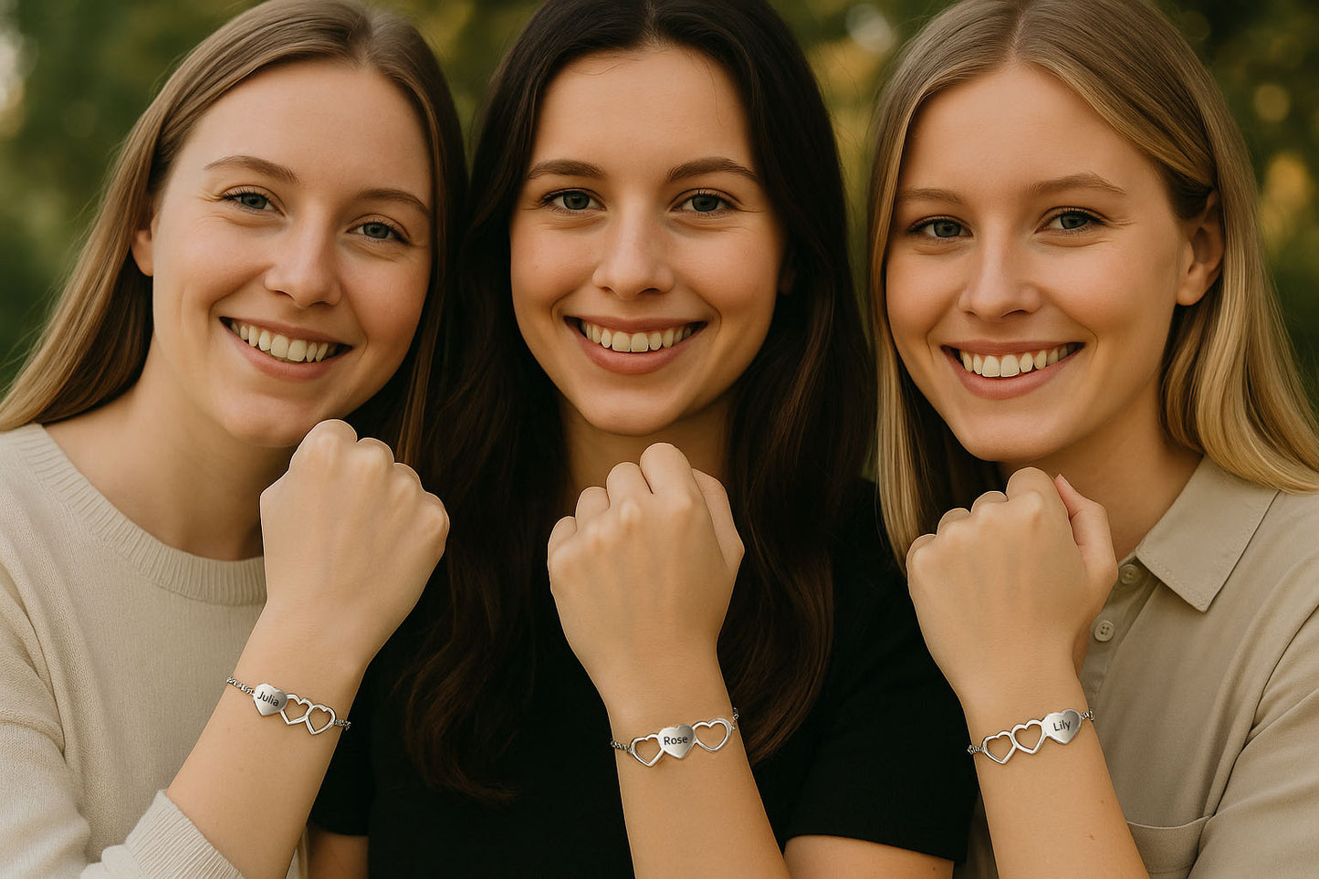 3 SISTER Bracelet Set