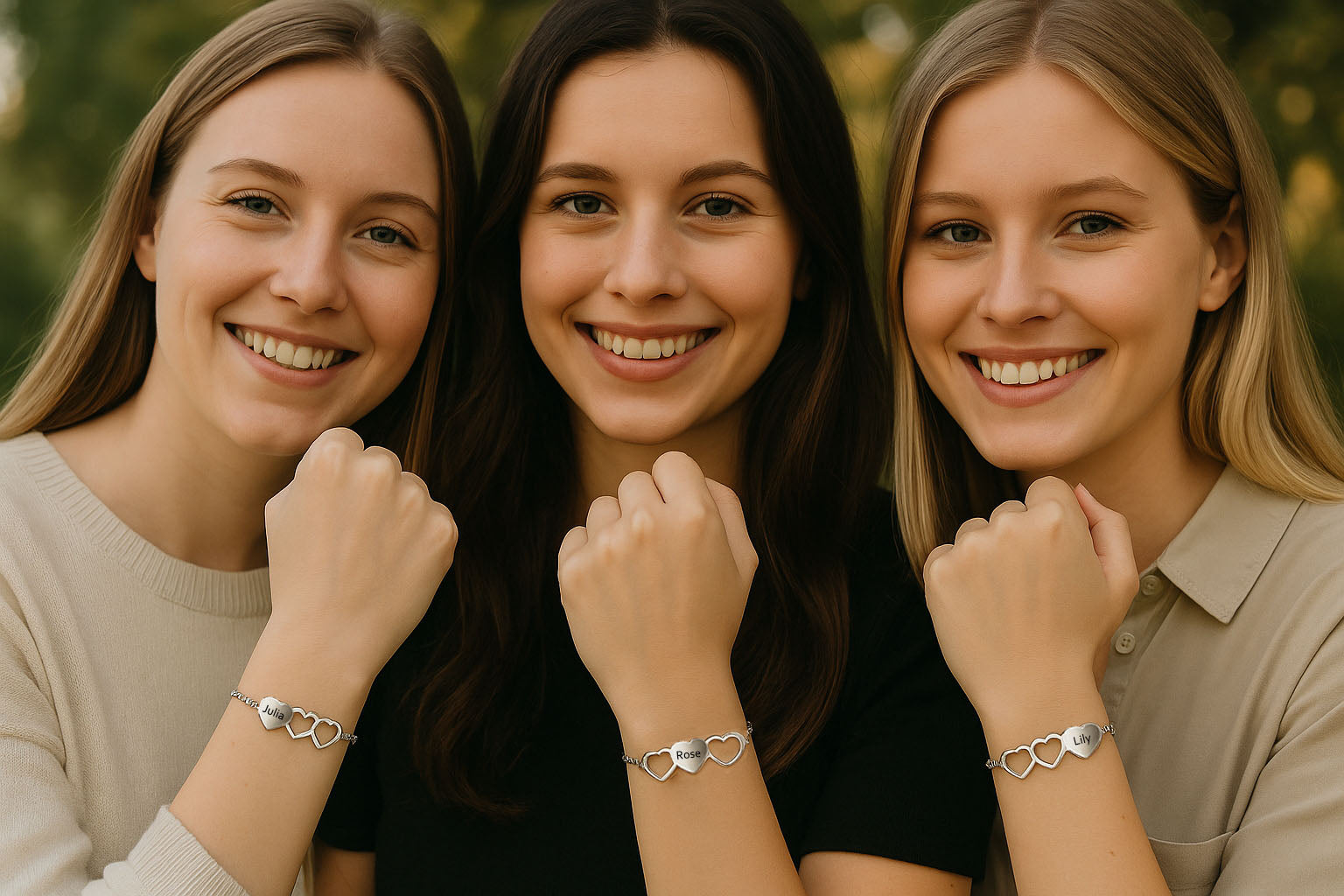 3 SISTER Bracelet Set
