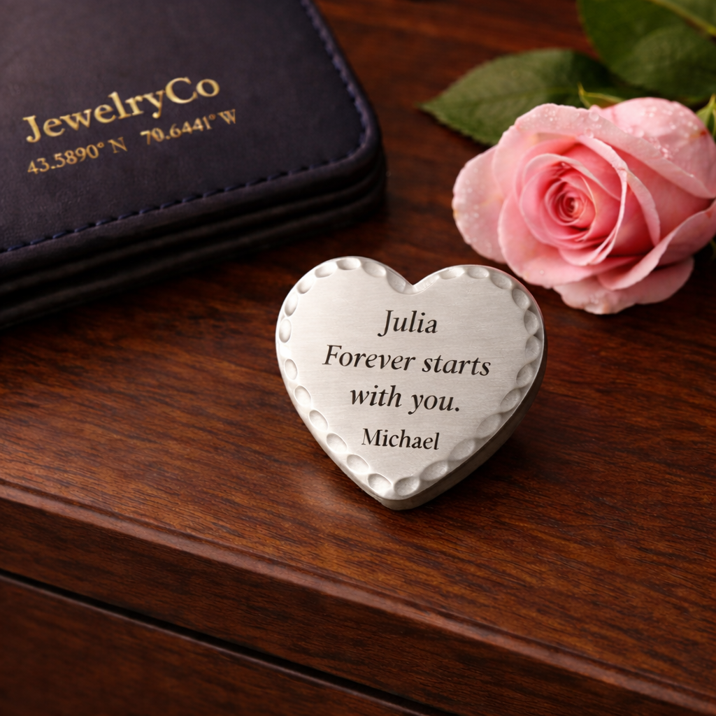 Custom engraved pocket tokens