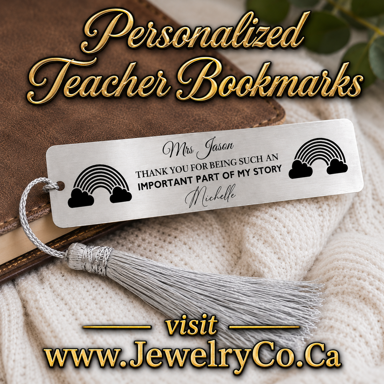 thank you for being important part of my story bookmark canada