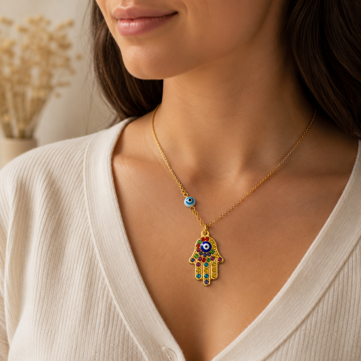 Everyday Jewelry Canada Hamsa necklace