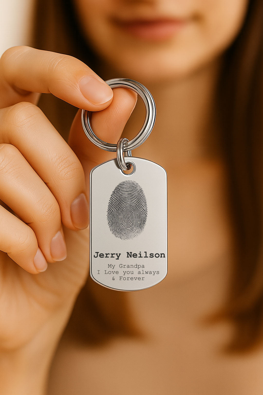 FingerPrint Keychain Jewelry Canada
