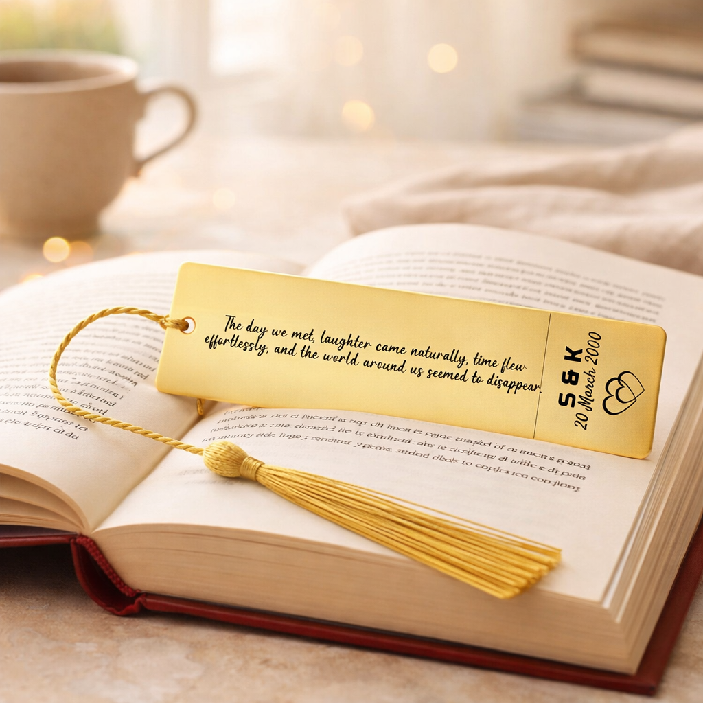 wEDDING Anniversary PERSONALIZED Bookmarks