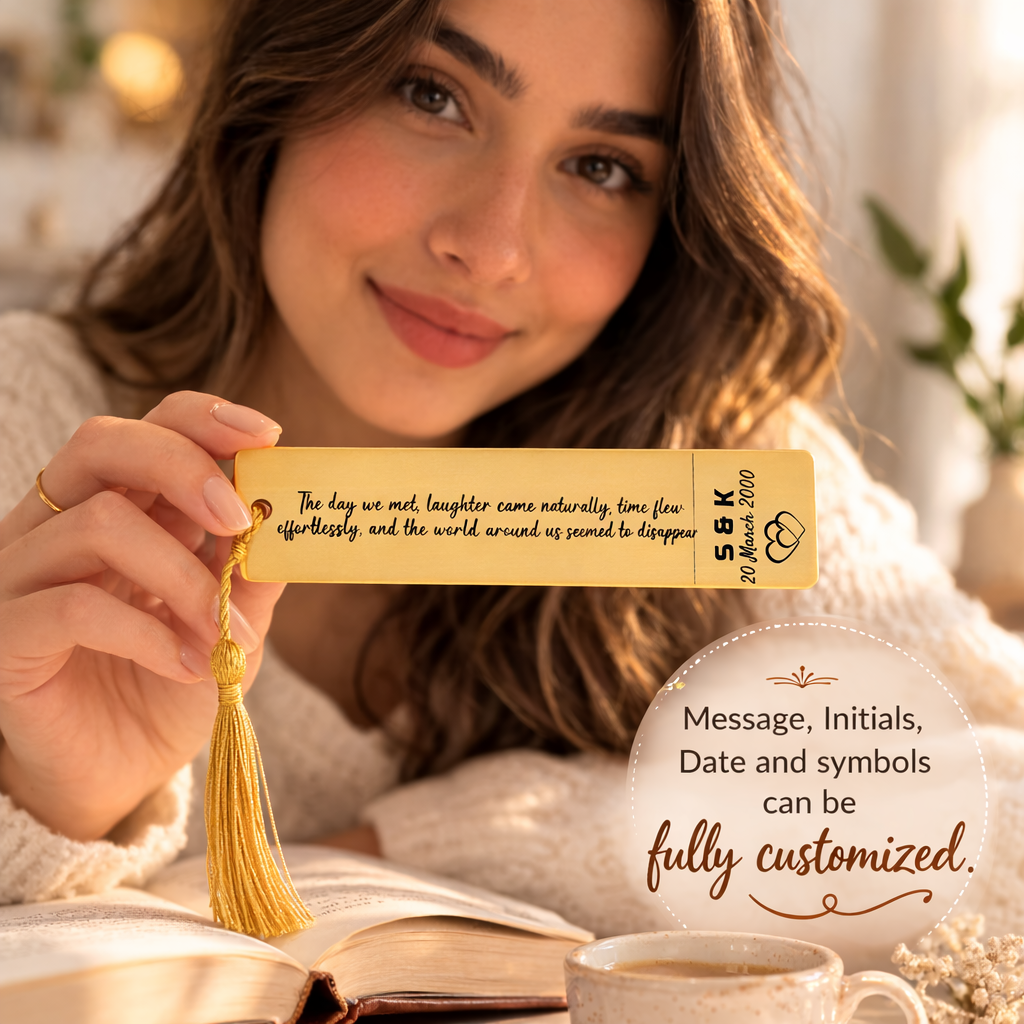 fully personalized Anniversary & Wedding Bookmarks