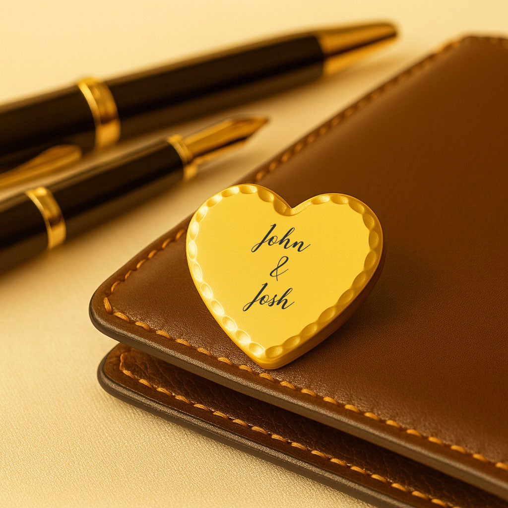 Customized Heart Pocket Token