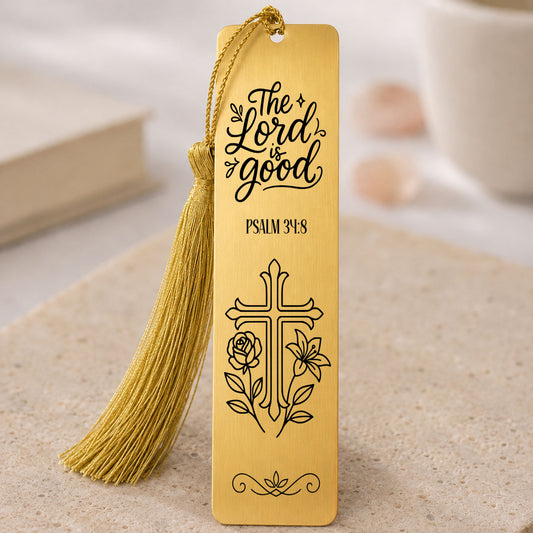 Psalm 34:8 Christian bookmark gift