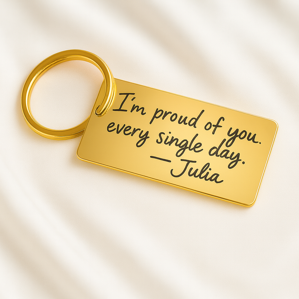 Custom Handwritten keychain Canada