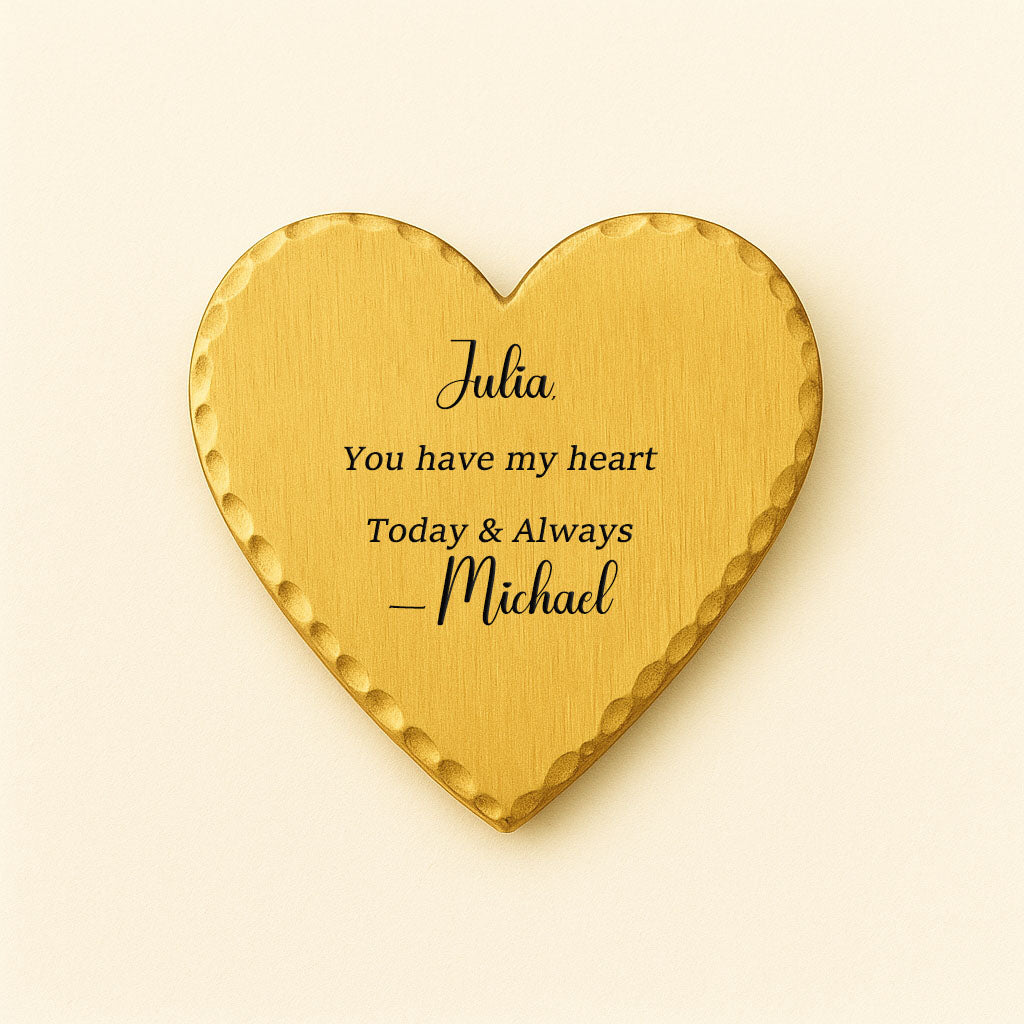 Personalized Romantic Gift Pocket Token