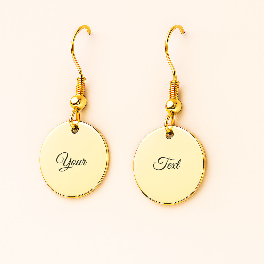 Engraved Earring