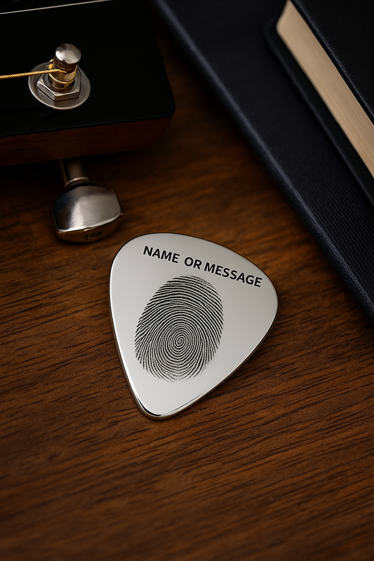 Memorial fingerprint Guitar picks