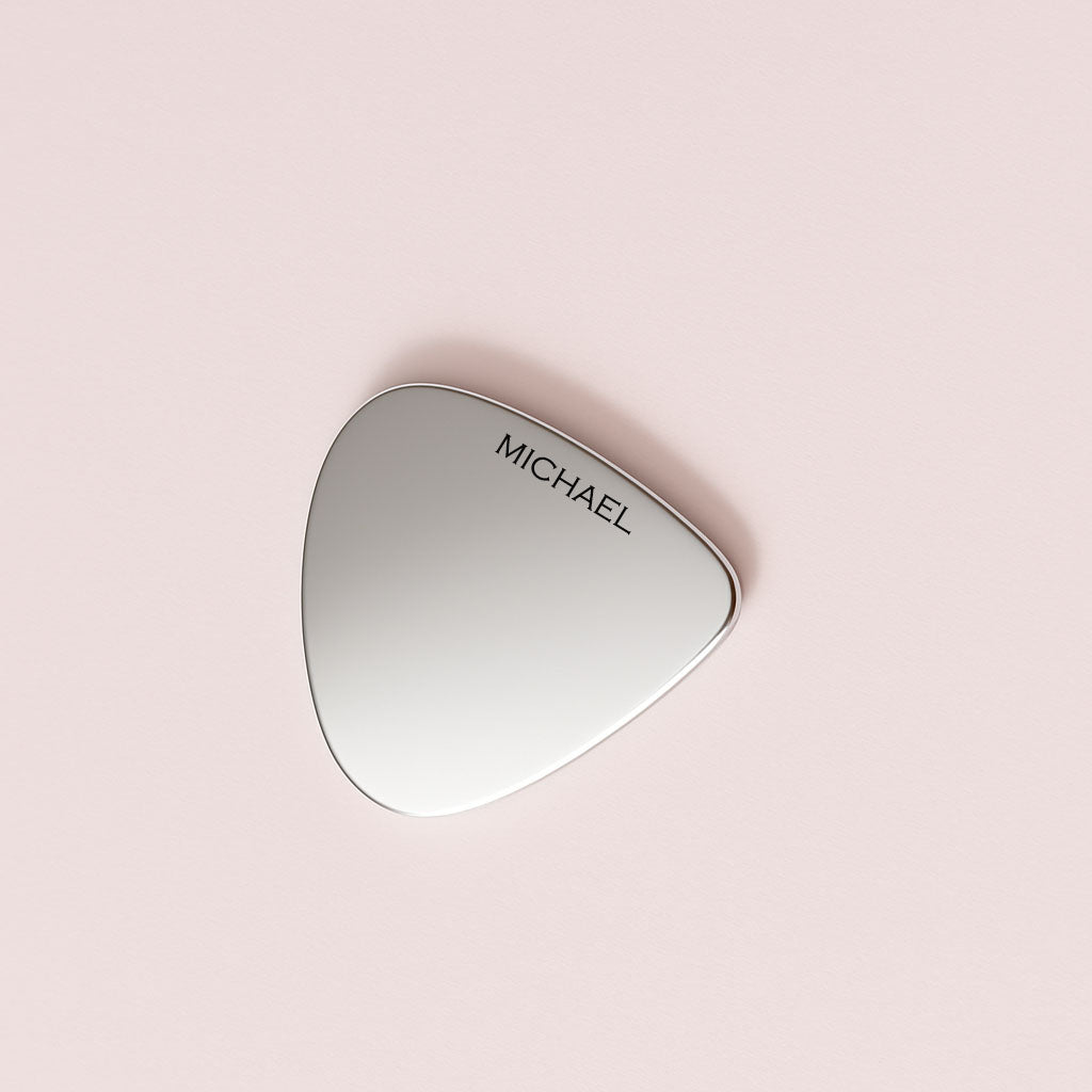 guitar pick with custom name