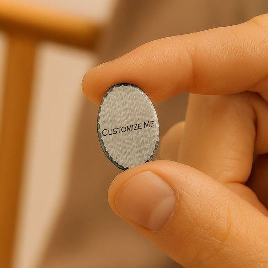 Oval Pocket Token Christmas Gifts