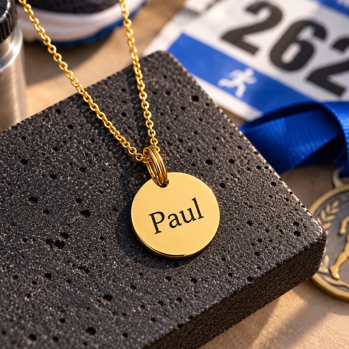 26.2 Marathon Necklace with name