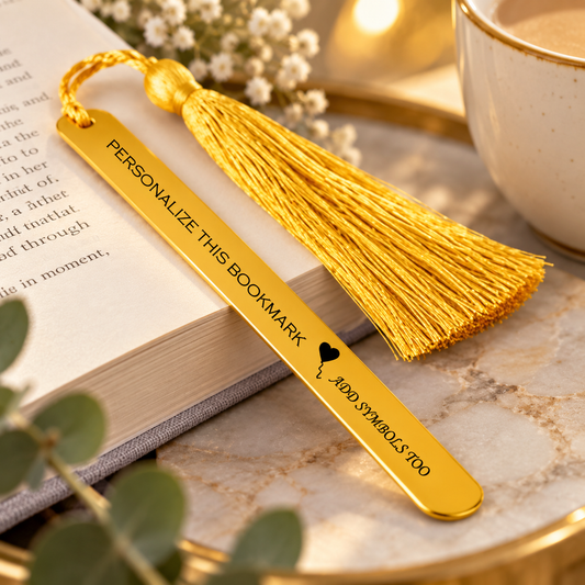 Slim Metal Bookmarks customized