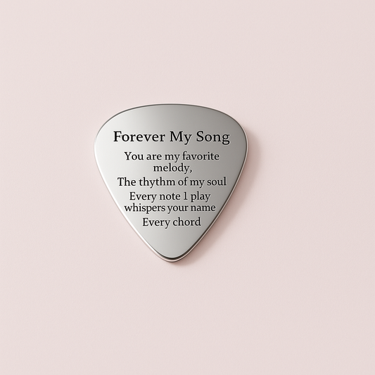 Romantic message Guitar Pick 