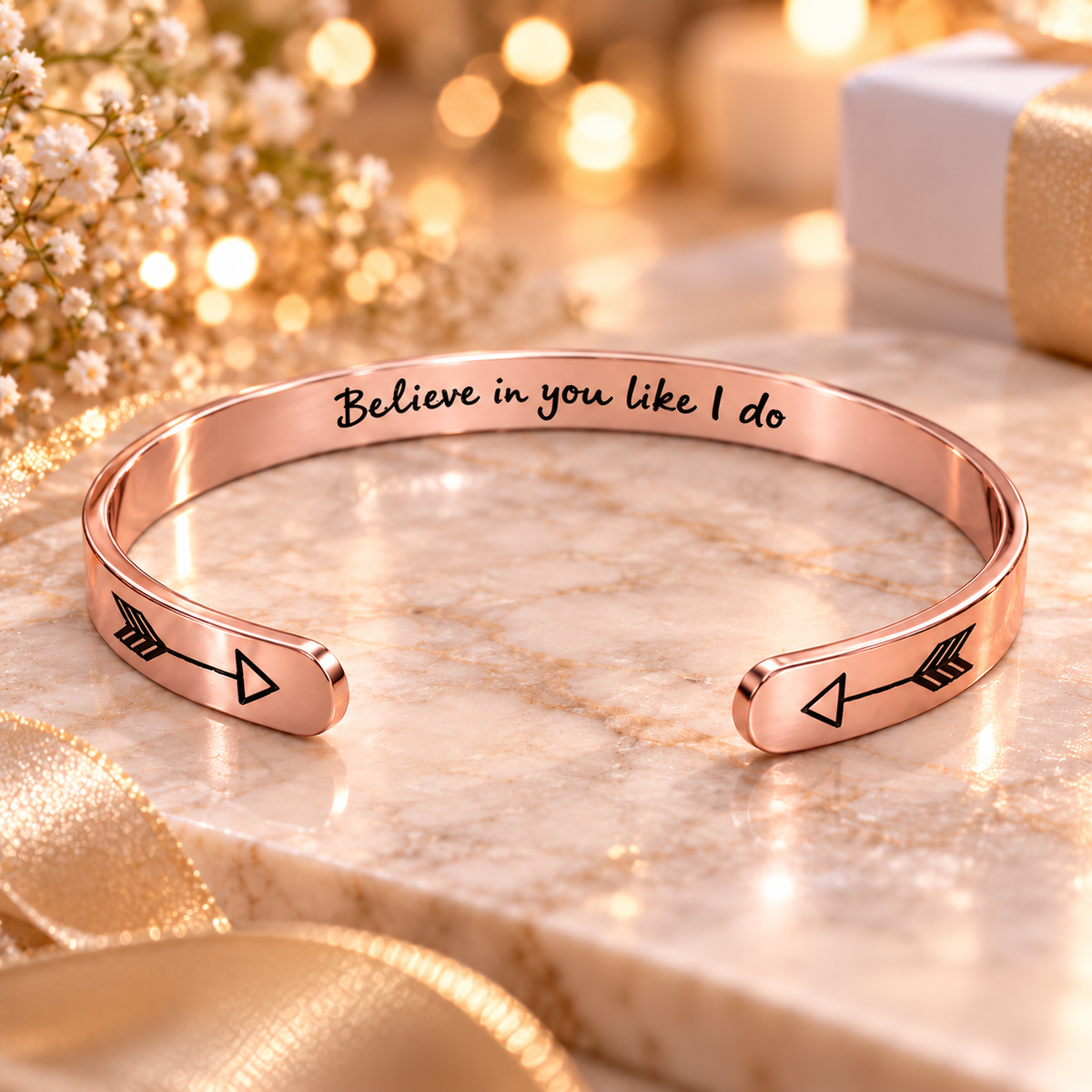 Believe in you Bracelets in rose gold