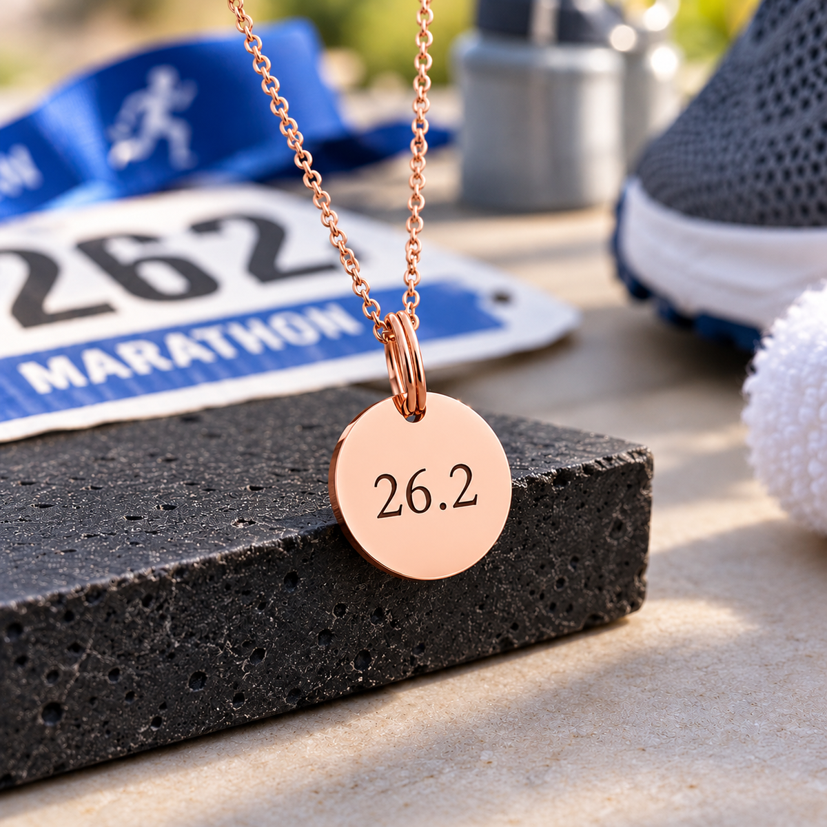 26.2 Marathon Necklace Rose Gold canada