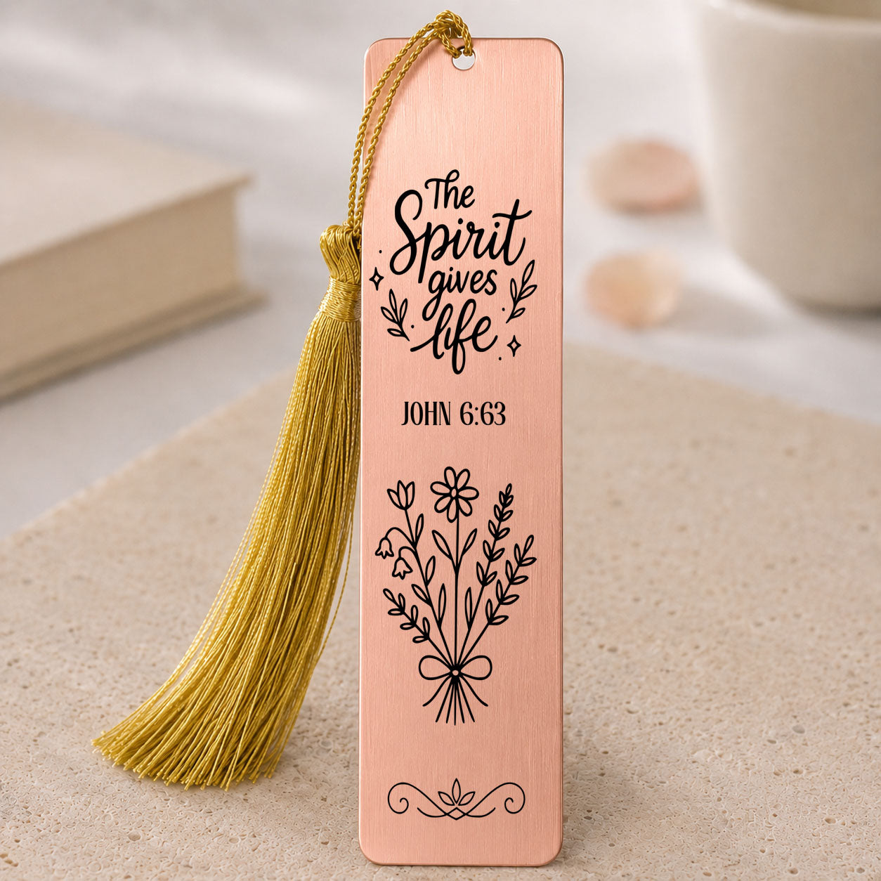 The Spirit Gives Life” John 6:63 Christian Bookmark