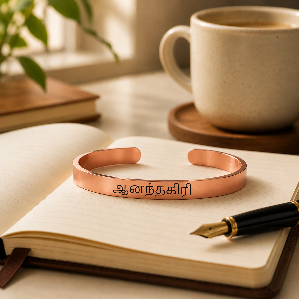 Custom Tamil Name Bracelet engraving 