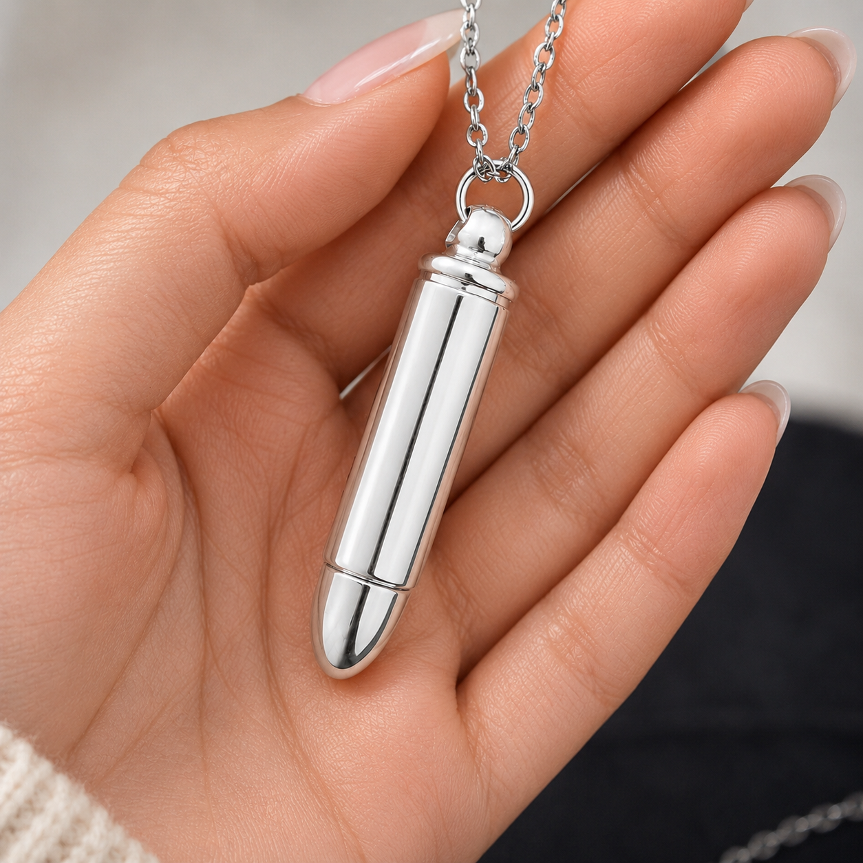 cremation urn necklace for human ashes