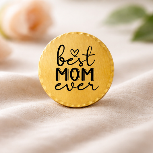 custom engraved mothers day pocket token