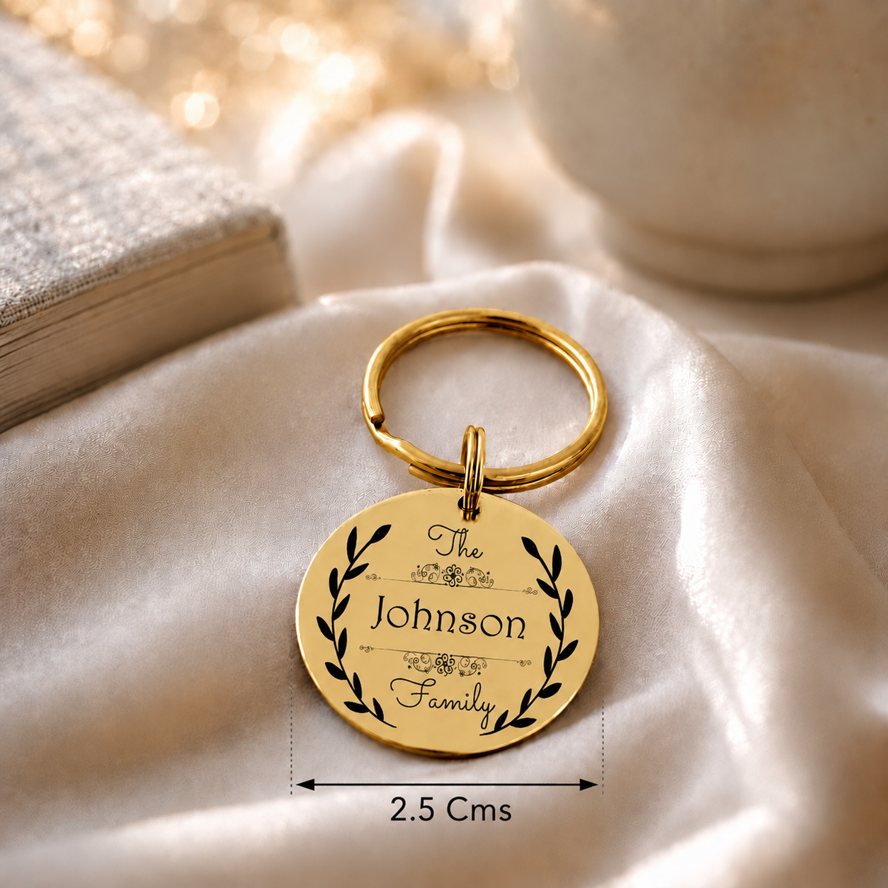custom family last name keychain