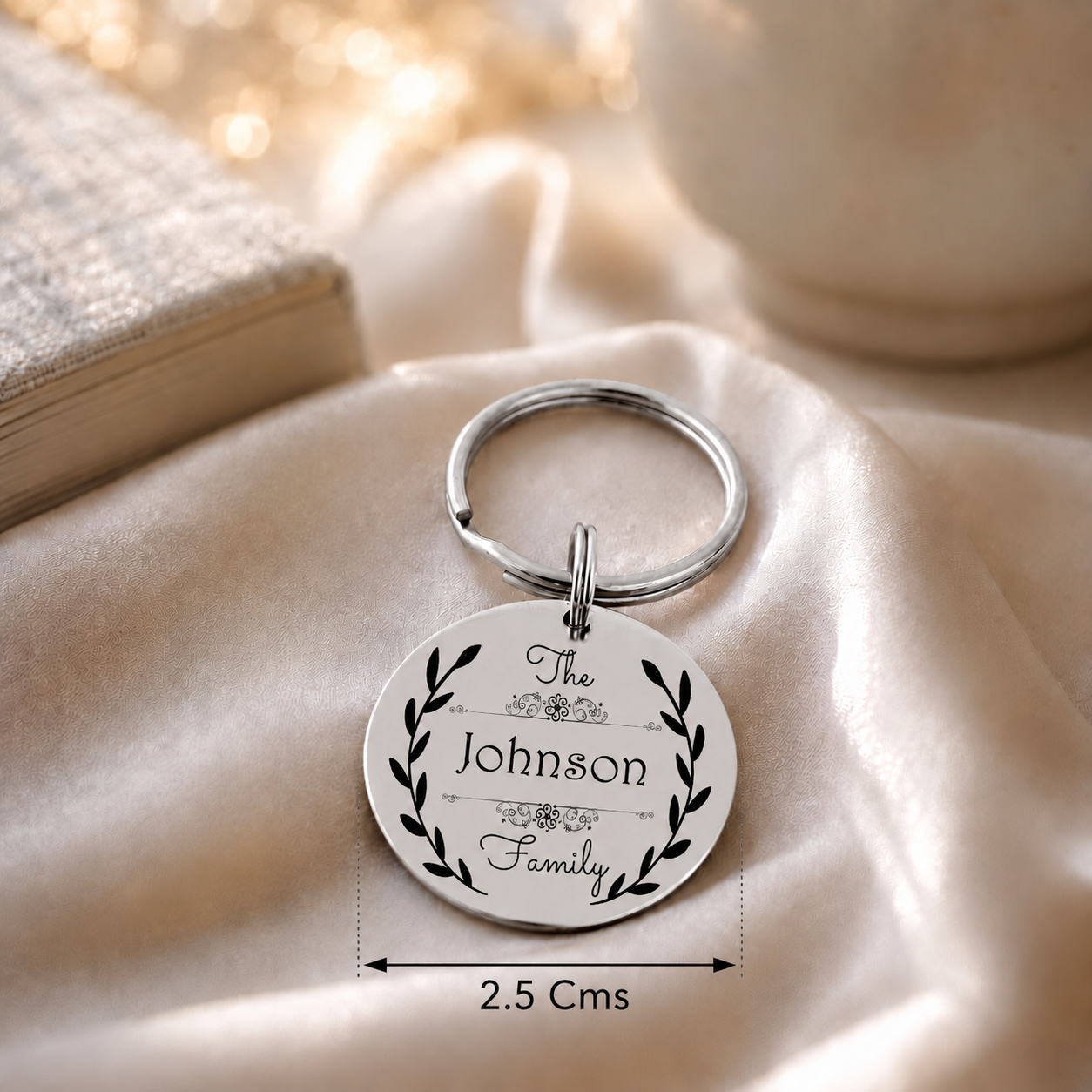 custom last name keychain