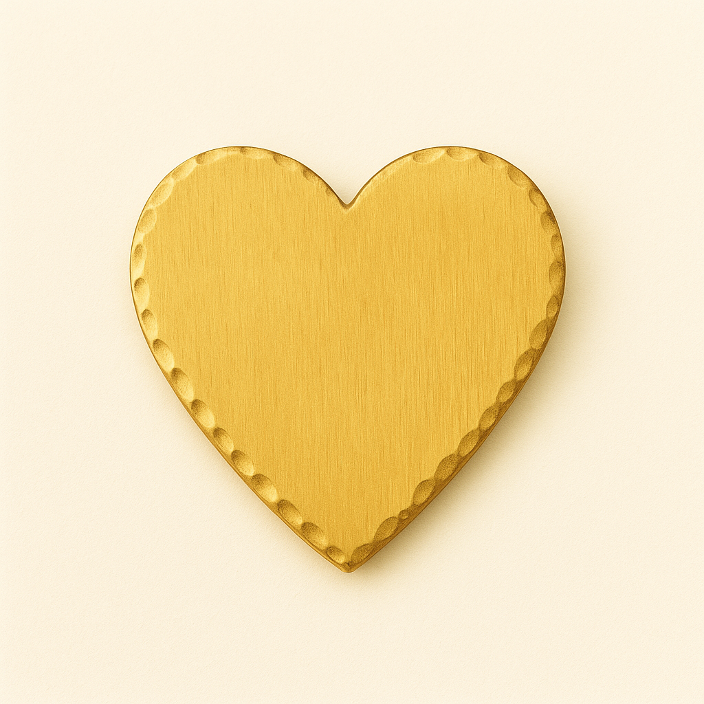 Personalized Heart Shape Pocket Token Hugs