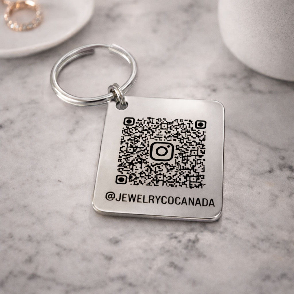 Custom Instagram scan code Keychain