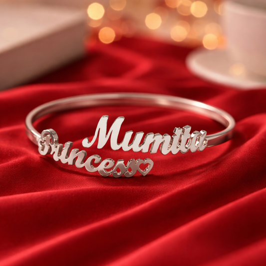 Personalized double name bracelet, custom name bracelet for women SILVER COLOR CANADA