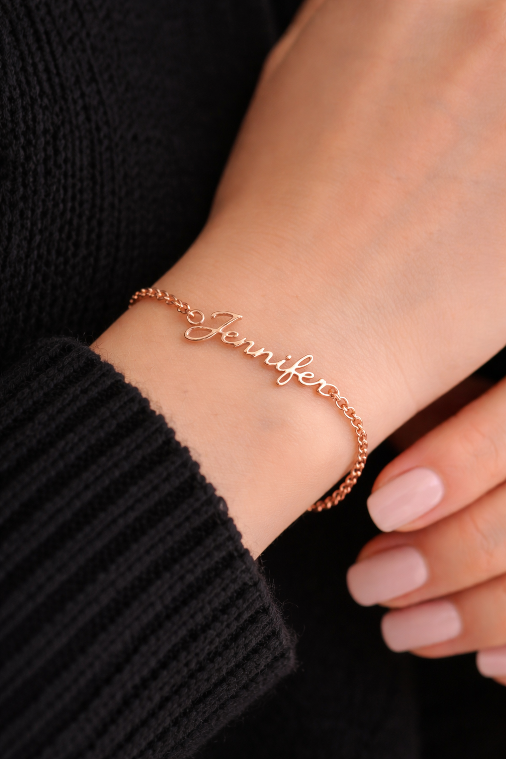 Laser Cut Custom Name Bracelet