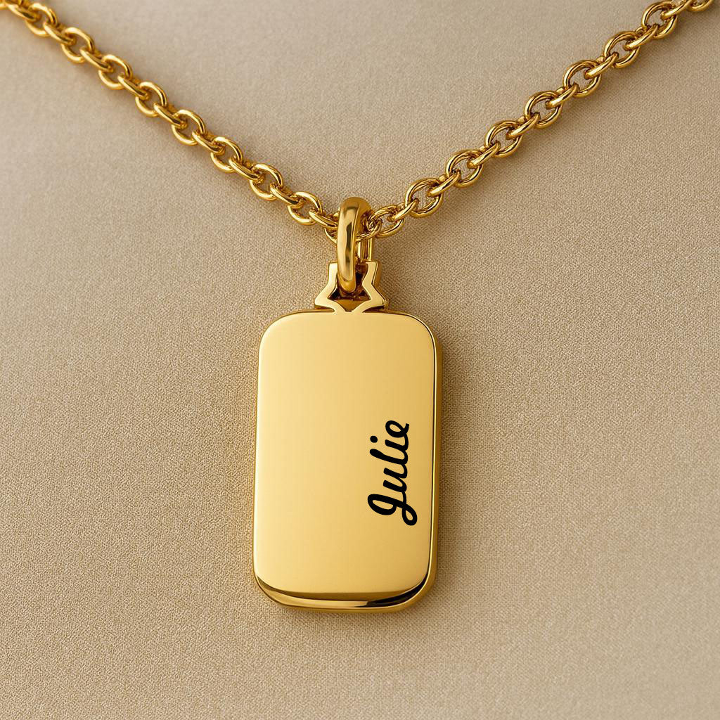gold bullion Name Pendant