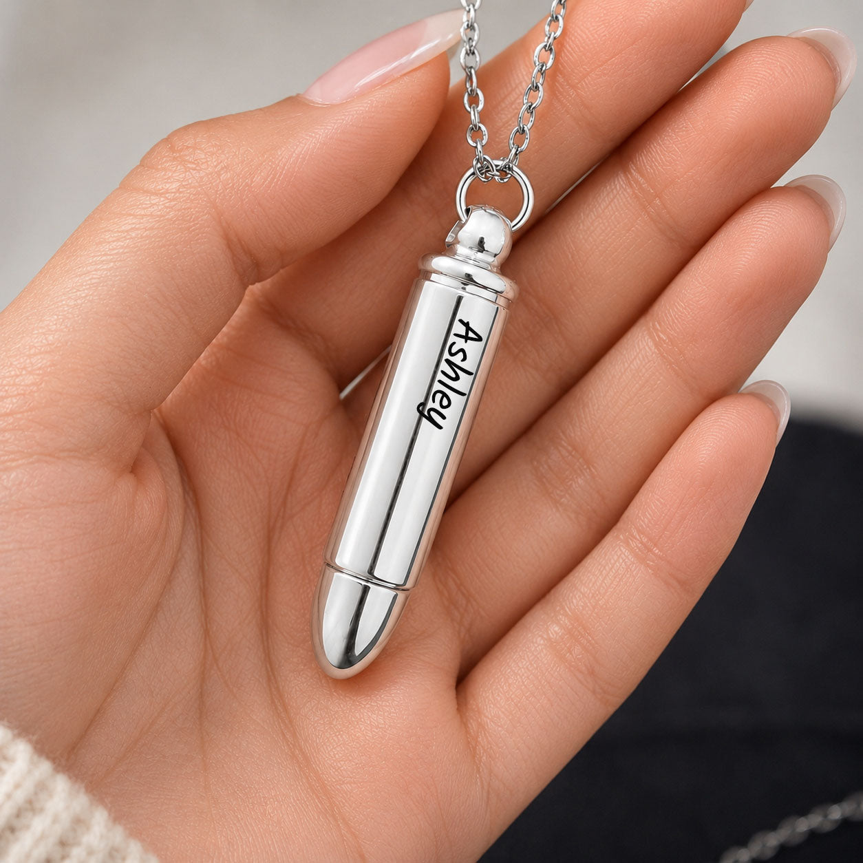 cremation ash necklace for human and pets and loved ones.