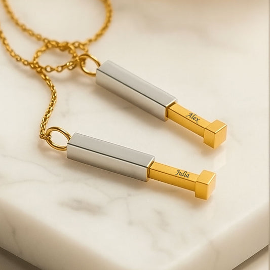 Hidden Name Pendant necklace