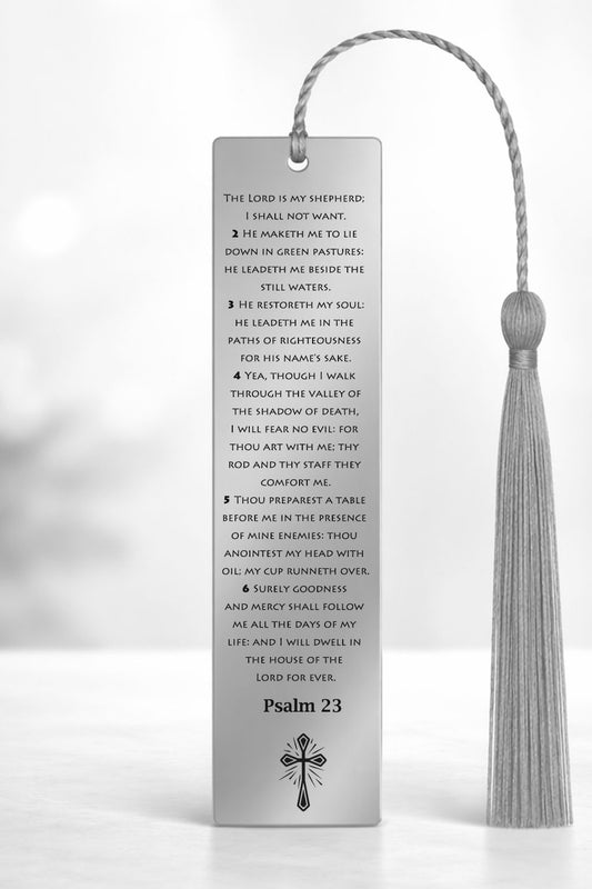 Personalized Psalm 23 Bible  Bookmark 