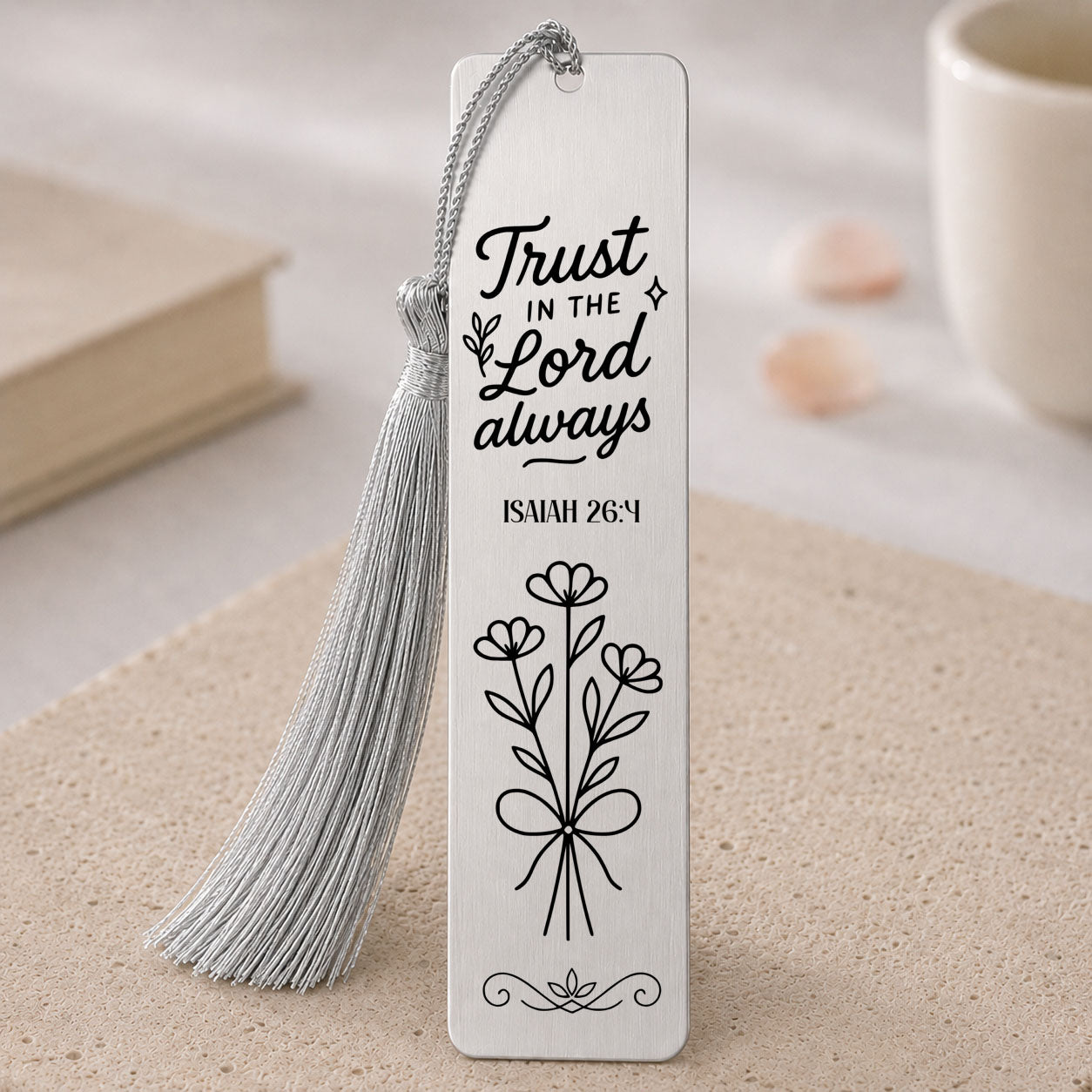 Trust in the Lord Always” Isaiah 26:4 Christian Bookmark