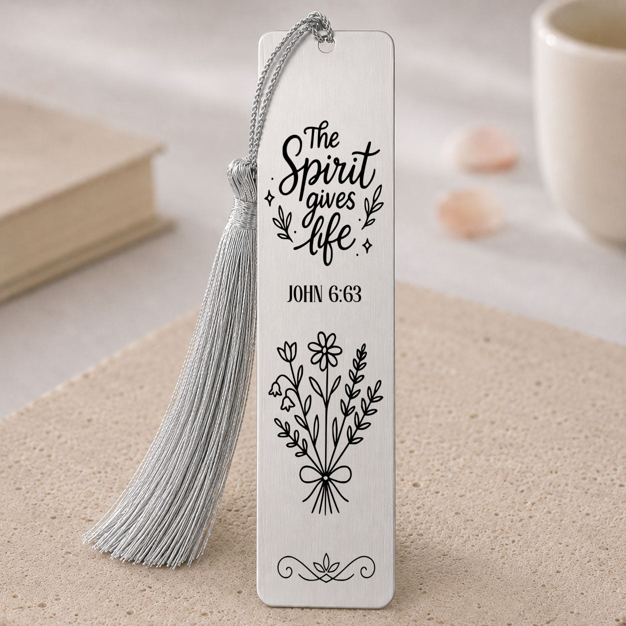 The Spirit Gives Life” John 6:63 Christian Bookmark