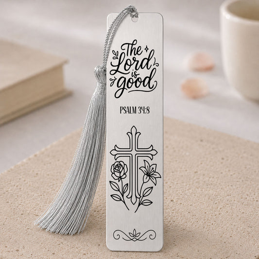Psalm 34:8 Christian bookmark gift