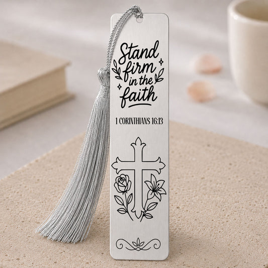 1 Corinthians 16:13 Christian gift Silver tone
