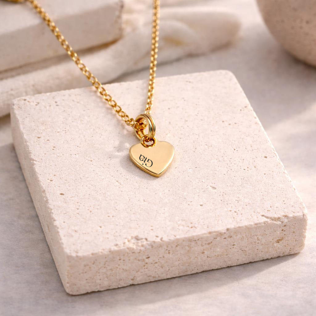 Memory Pendants necklace with name