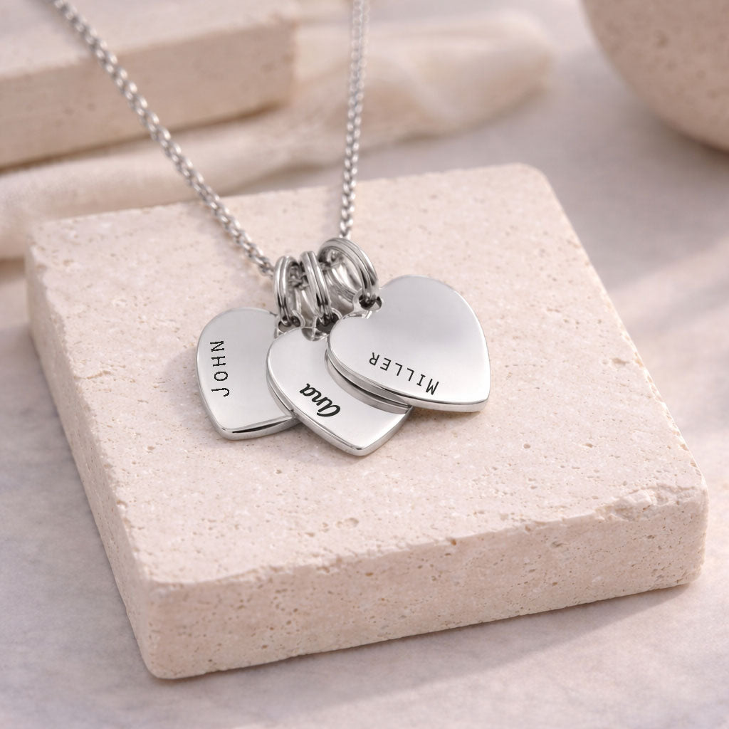 Custom HEART Memory Pendants necklace